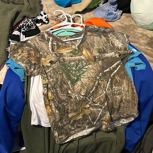 Camo short sleeve shirt
